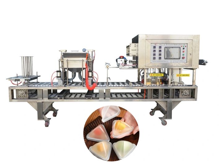 龍應(yīng)三角盒粽子全自動(dòng)封口機(jī)