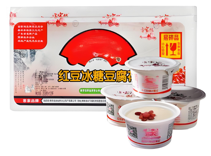 龍應(yīng)冰糖豆花全自動灌裝封口機